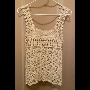 Juniors crochet top